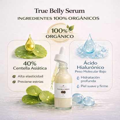 True Belly Serum cuidado anti-estrías prenatal