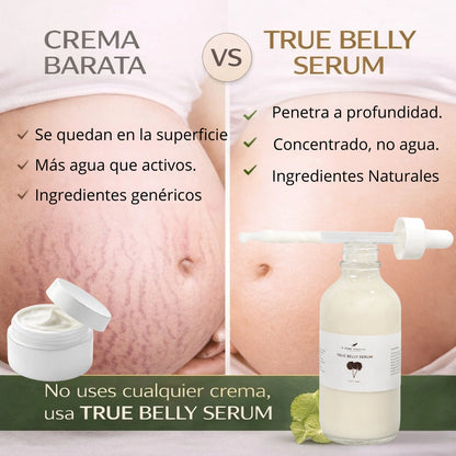 True Belly Serum cuidado anti-estrías prenatal